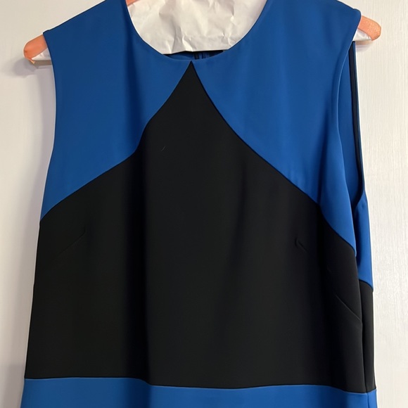 Diane von Furstenberg sleeveless stretchy sheath. - Picture 2 of 4